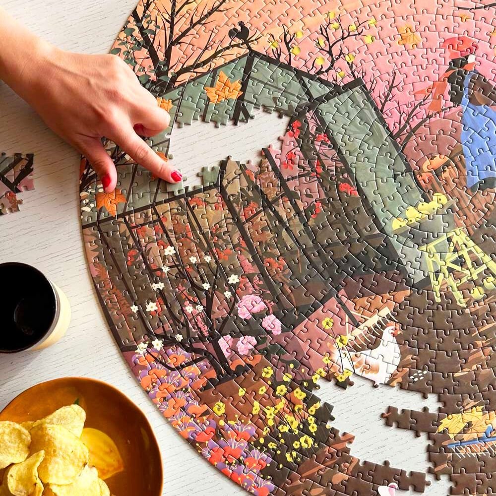 Puzzle with 1000 pieces - Autumn Feeling