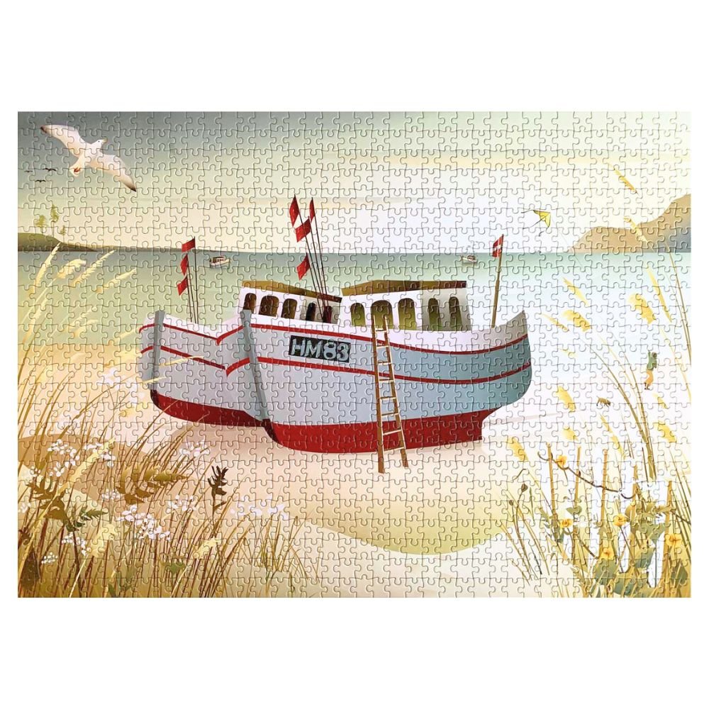 Puzzle with 1000 pieces - Fishing Boats
