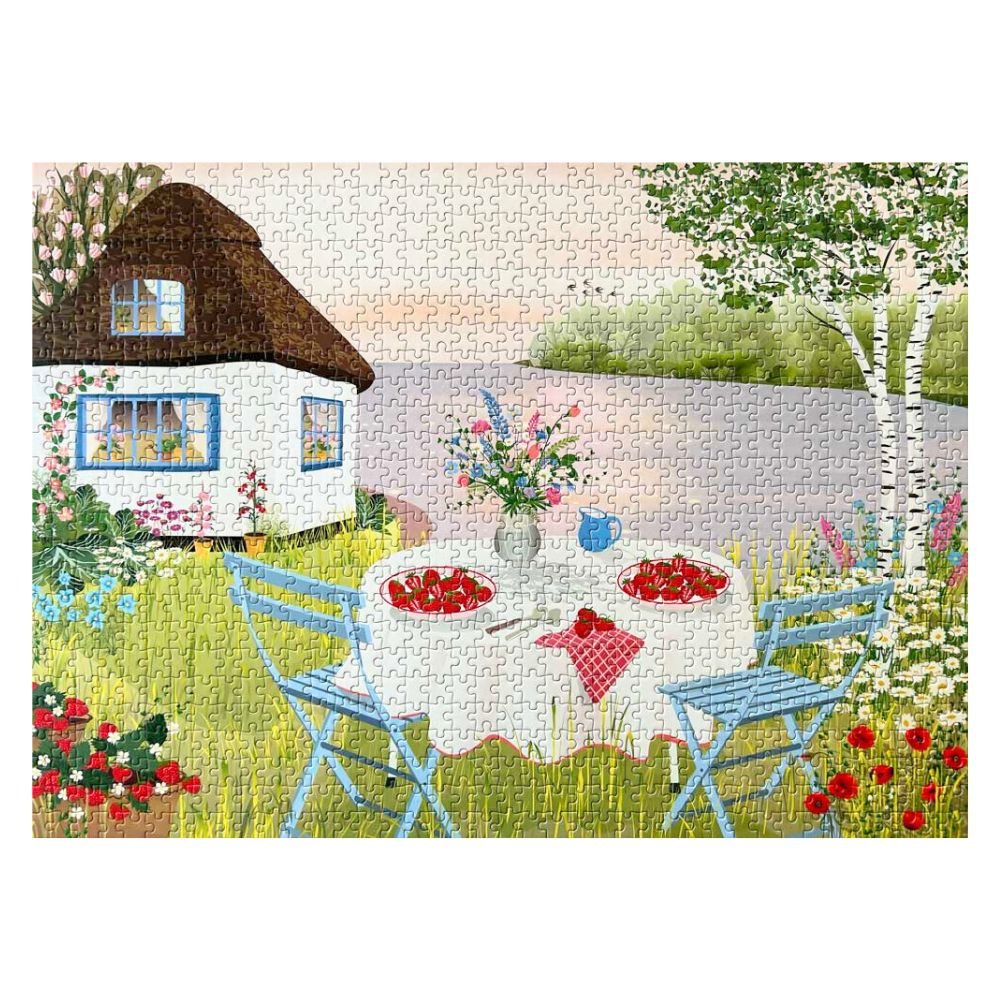 Puzzle with 1000 pieces - Sweet strawberries