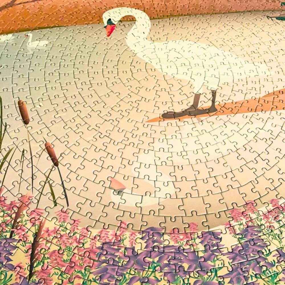 Puzzle with 1000 pieces - The Swan