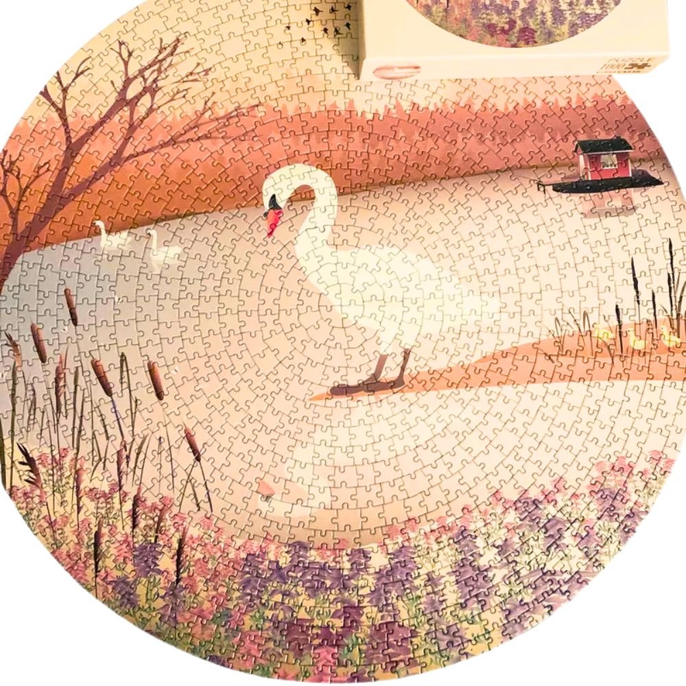 Puzzle with 1000 pieces - The Swan