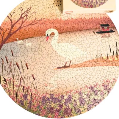 Puzzle with 1000 pieces - The Swan