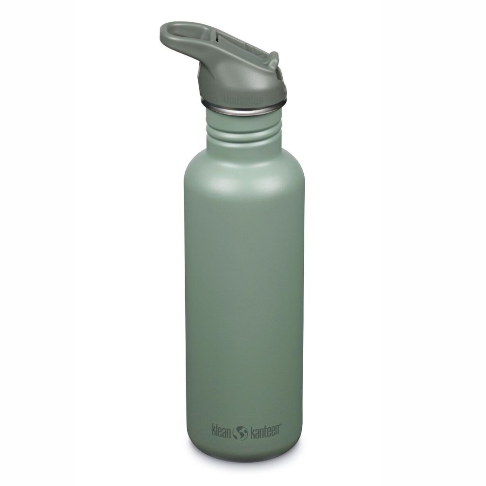 Drikkedunk med sugerør & sportslåg - 800 ml - Sea Spray - Økofamilien