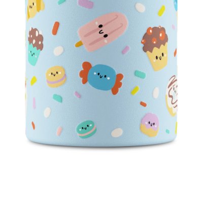 Kids insulated drinking bottle with straw - Sweet Friends