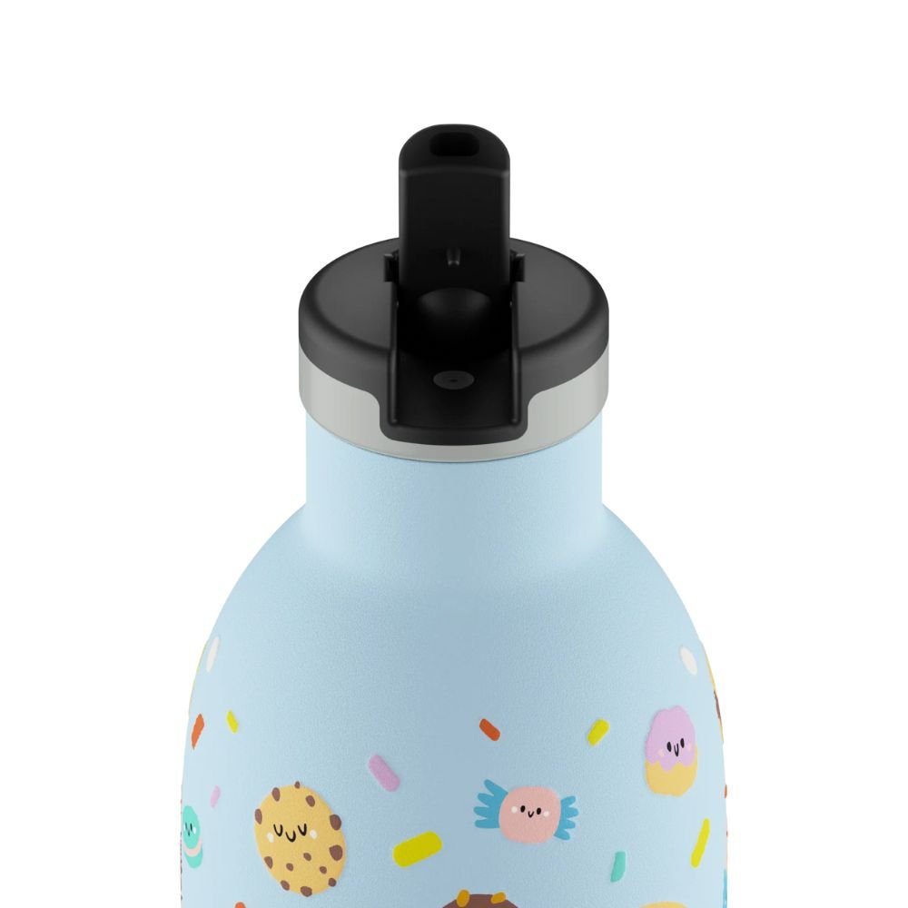 Kids insulated drinking bottle with straw - Sweet Friends