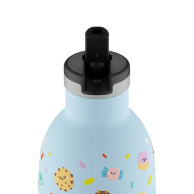 Kids insulated drinking bottle with straw - Sweet Friends