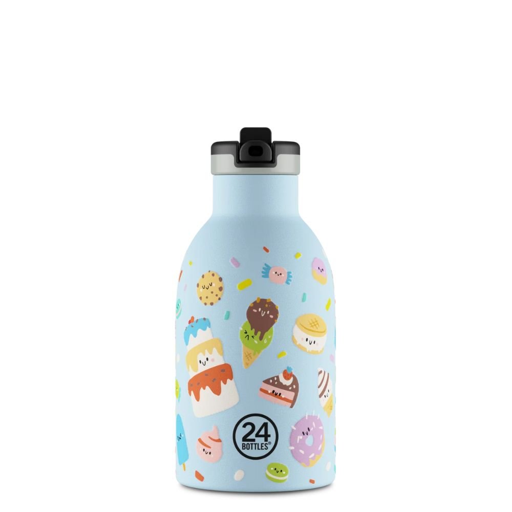 Kids insulated drinking bottle with straw - Sweet Friends