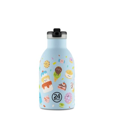 Kids insulated drinking bottle with straw - Sweet Friends