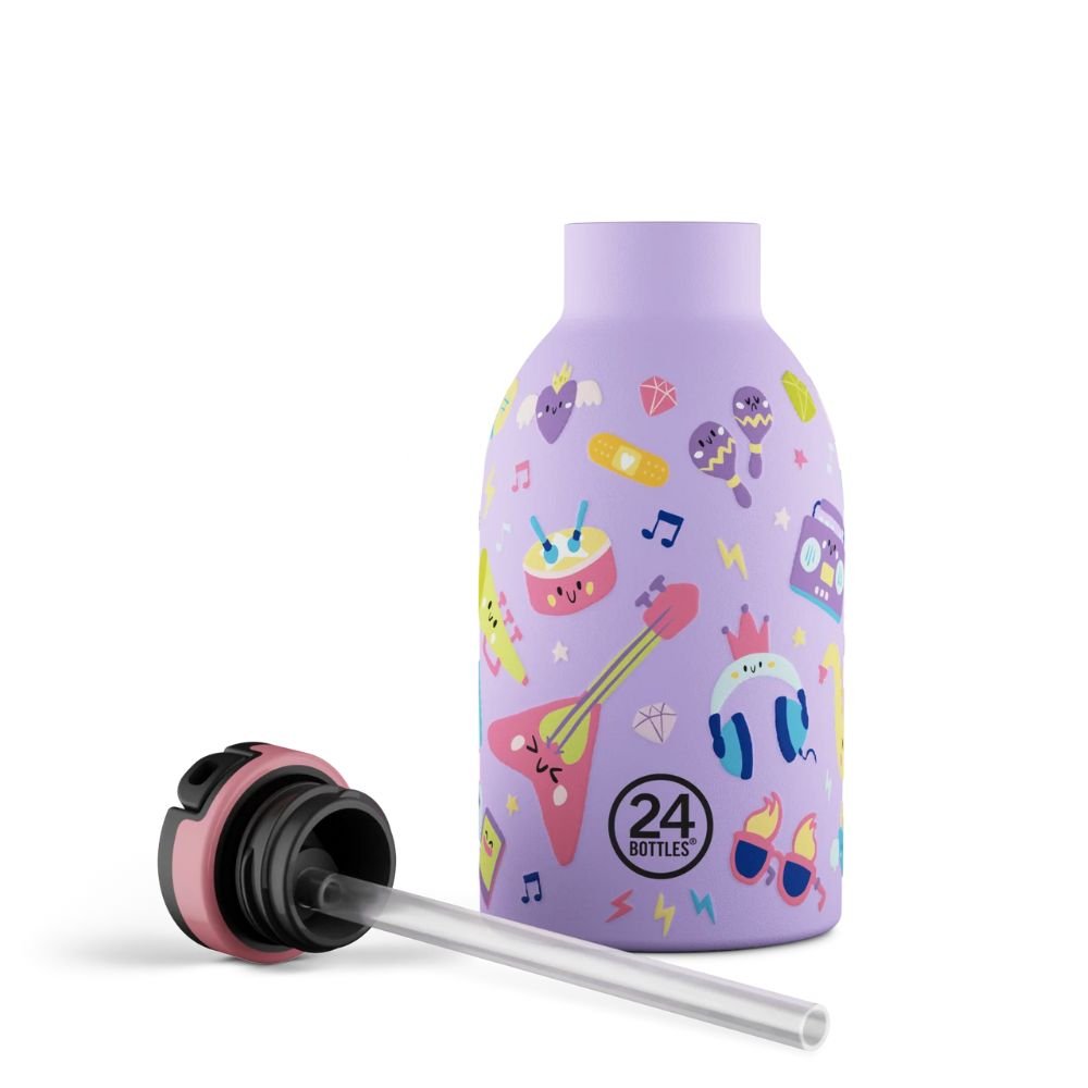 Kids insulated drinking bottle with straw - Music Friends