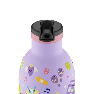 Kids insulated drinking bottle with straw - Music Friends