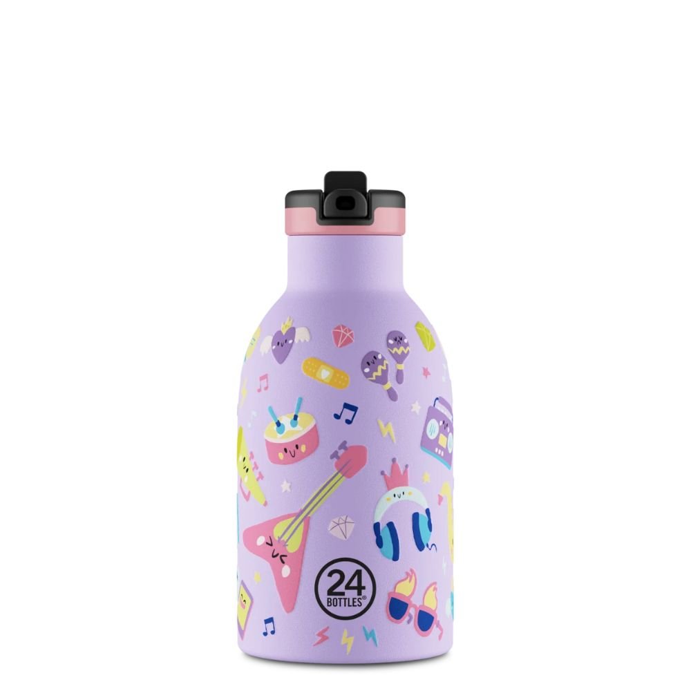 Kids insulated drinking bottle with straw - Music Friends