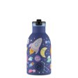 Termos vattenflaska med sugr�r f�r barn - Space Friends