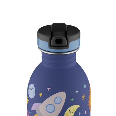Kids drinking bottle with straw - Space Friends