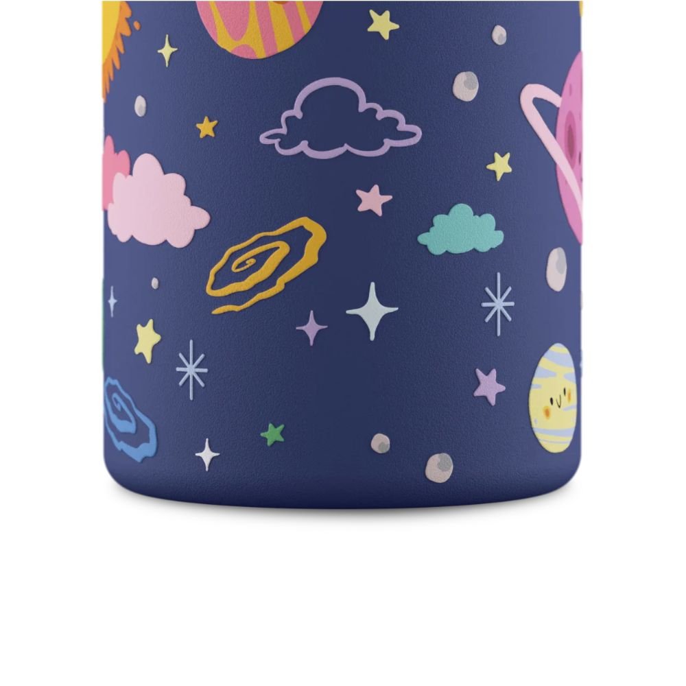 Kids drinking bottle with straw - Space Friends