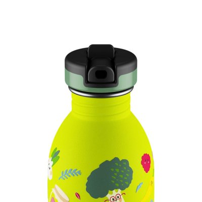 Kids drinking bottle with straw - Veggie Friends