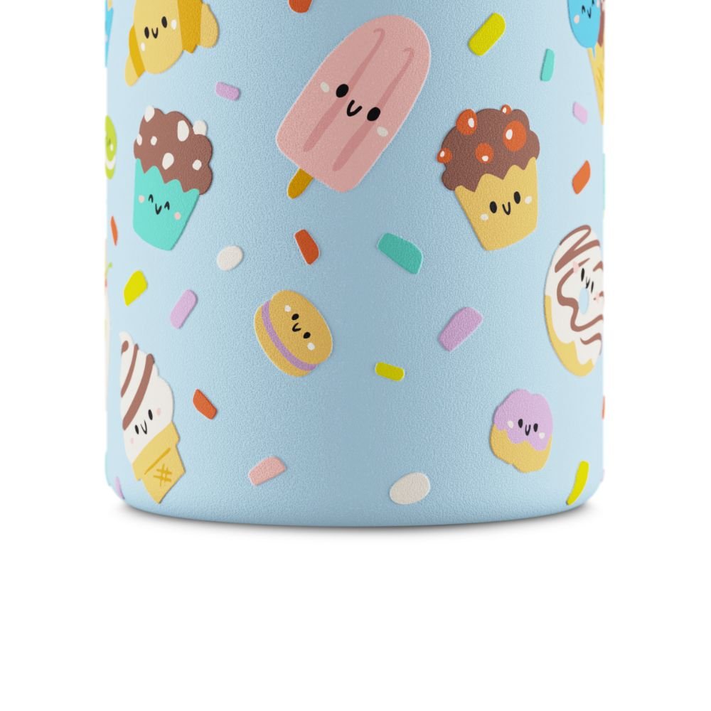 Kids drinking bottle with straw - Sweet Friends