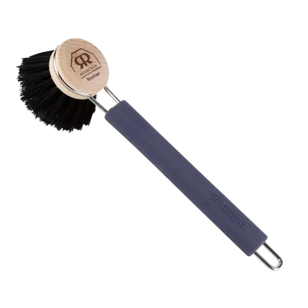 Dish brush handle for replaceable brush head - Blue 