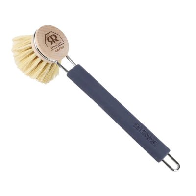 Dish brush handle for replaceable brush head - Blue 