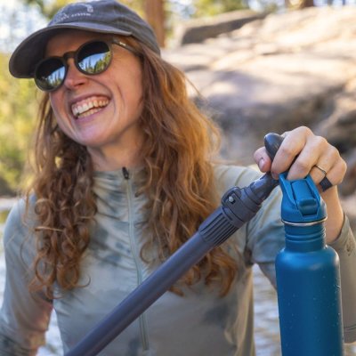 Drinking bottle with straw & sports lid - 800 ml - Corsair