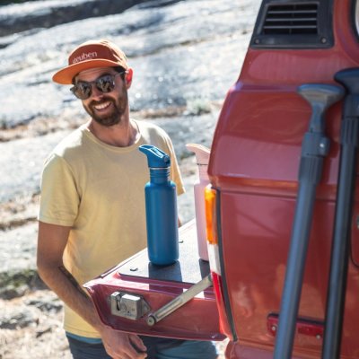 Drinking bottle with straw & sports lid - 800 ml - Corsair