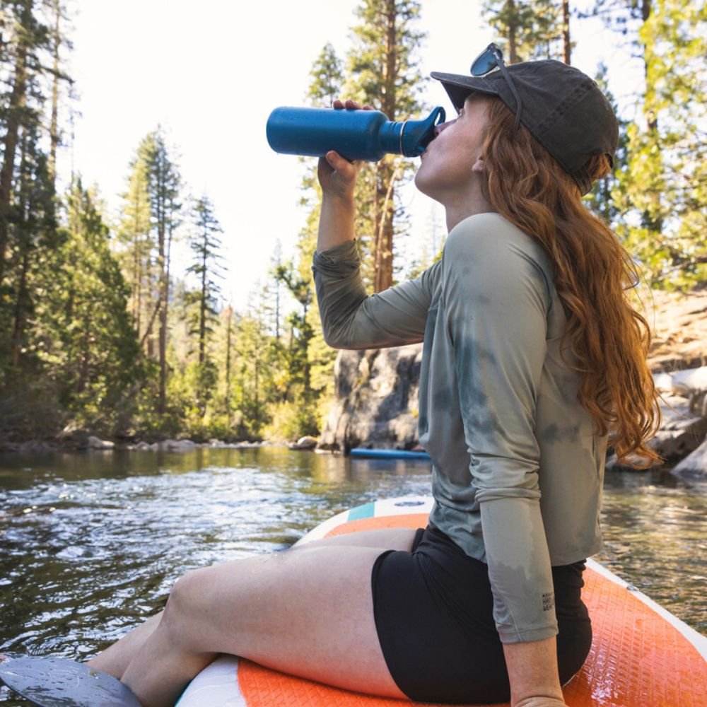 Drinking bottle with straw & sports lid - 800 ml - Corsair