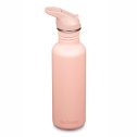 Drinking bottle with straw & sports lid - 800 ml - Peach