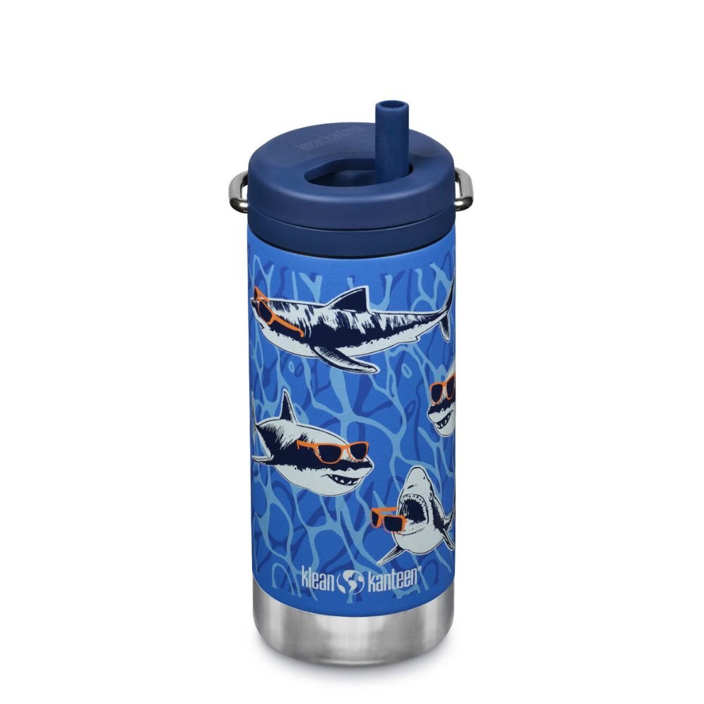 Thermo drinking bottle with Twist Cap - 355 ml - Sharks