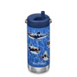 Thermo-Trinkflasche mit Twist Cap - 355 ml - Haie