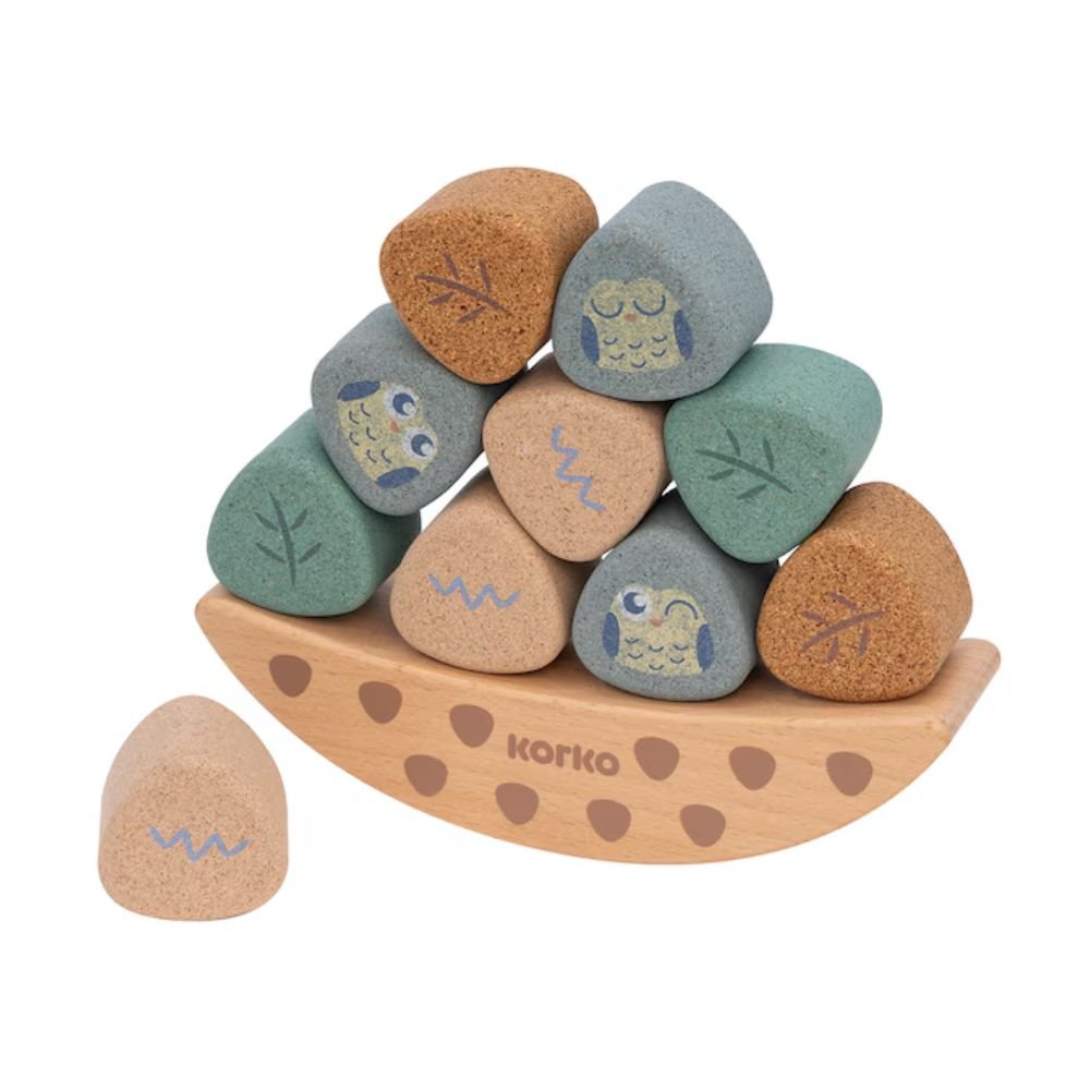 Stacking toy made of cork - Coco's Balance nest