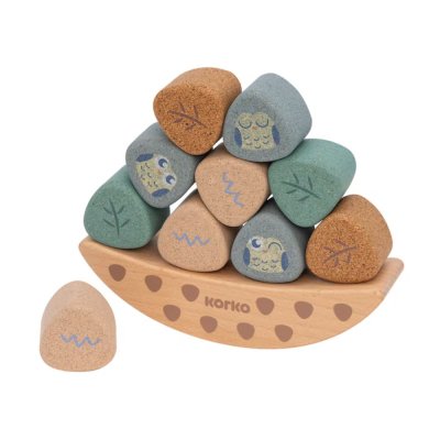 Stacking toy made of cork - Coco's Balance nest