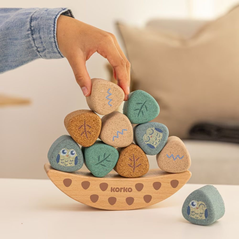 Stacking toy made of cork - Coco's Balance nest