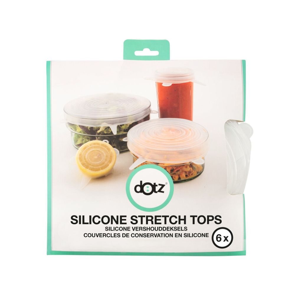 Silikonlock i 6 olika storlekar - Transparent