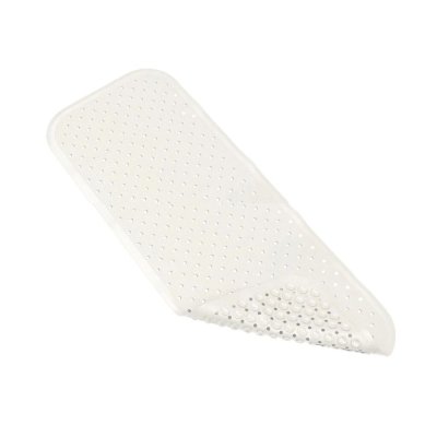 Bath mat in natural rubber - White