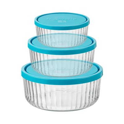Glass food storage container - Brillante - Set of 3 pcs
