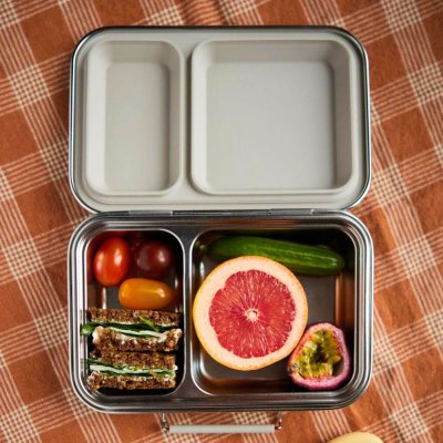 Haps Box lunch box - 2 compartments - Ocean
