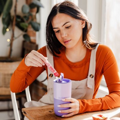 RISE thermo cup in stainless steel - 473 ml - Orchid