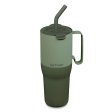 Stor RISE-termomugg med sugr�r - 1065 ml - Sea Spray