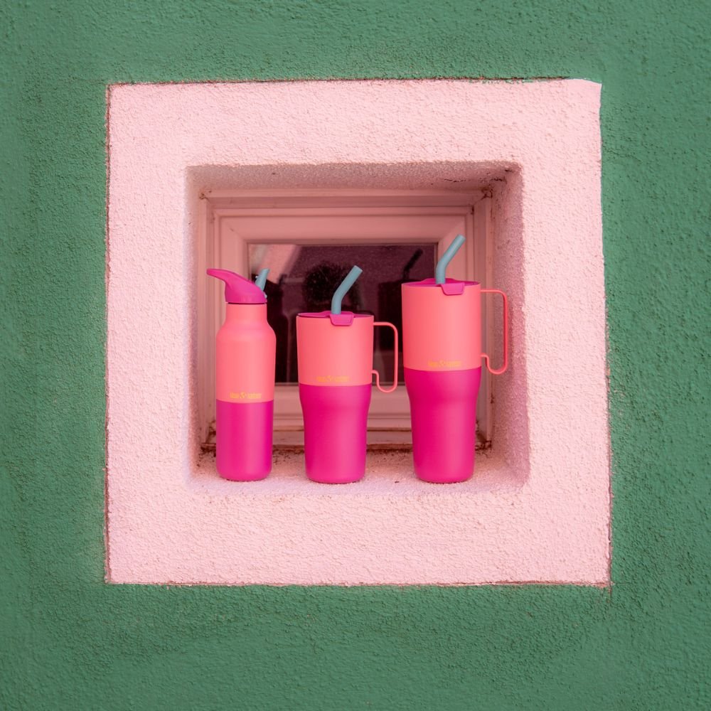 RISE tumbler with straw - 769 ml - Pink Lemonade