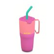 RISE Thermobecher mit Strohhalm - 769 ml - Pink Lemonade