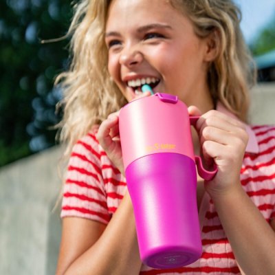 RISE tumbler with straw - 769 ml - Pink Lemonade