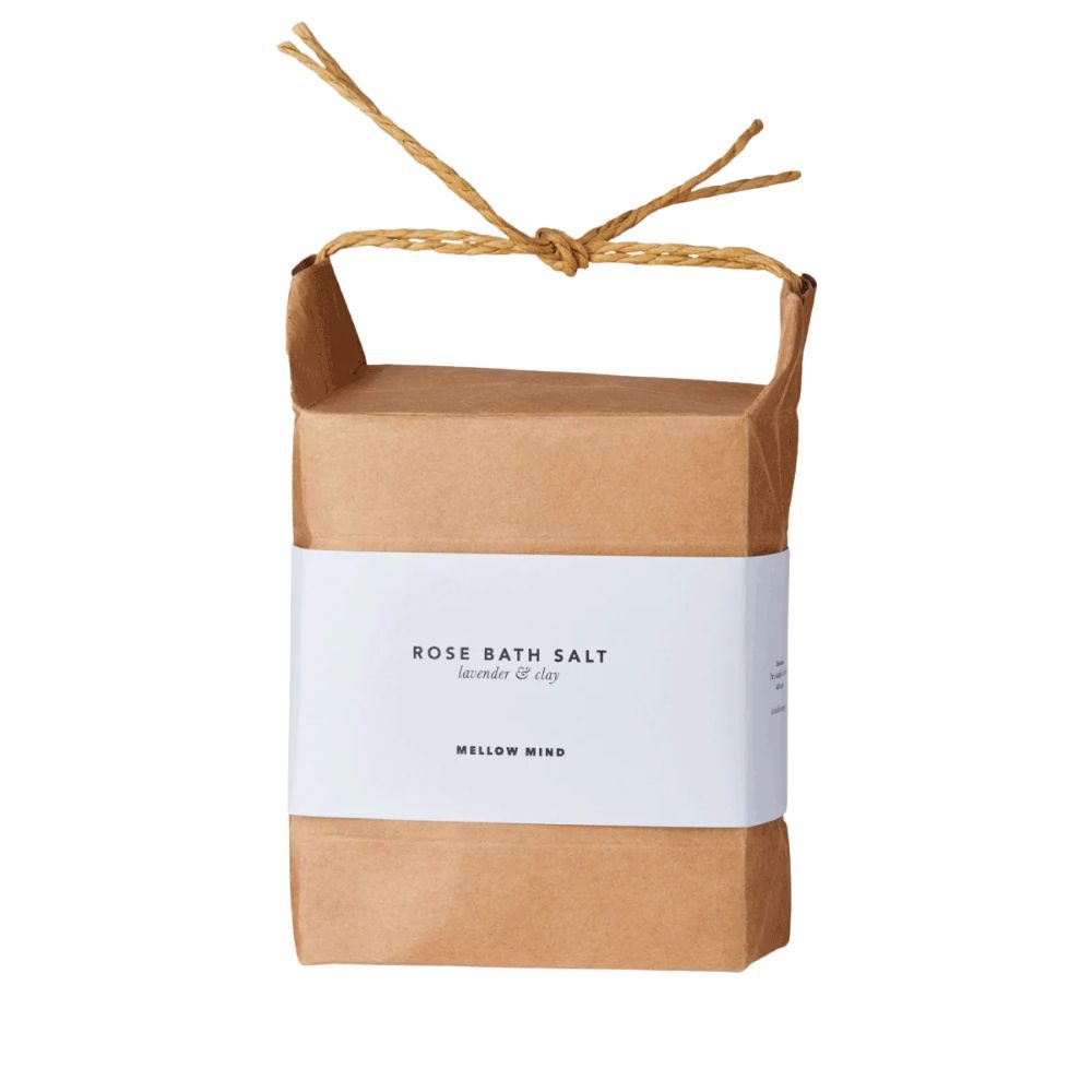 Bath salt - Rose Clay Bath Salt - Lavender