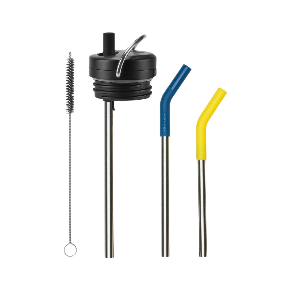 TKWide Twist Cap straw kit - Black - Økofamilien