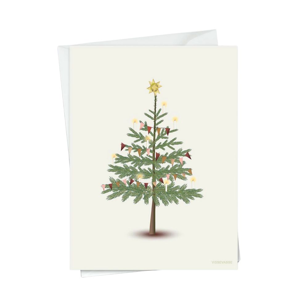 Julekort - THE CHRISTMAS TREE - Økofamilien