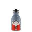 Kids water bottle with sports lid - Happy Penguin