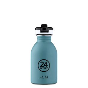 Kids water bottle with sports lid - Powder Blue