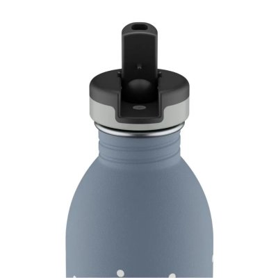 Kids water bottle with sports lid - Happy Penguin