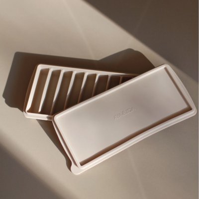 Ice cube tray in silicone - Creme Beige