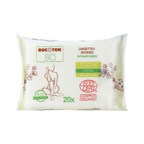 Intimate wipes in organic cotton - Aloe Vera