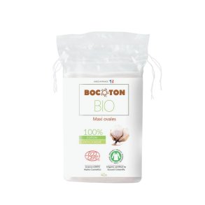 Cotton pads in organic cotton - Ovales - 40 pcs