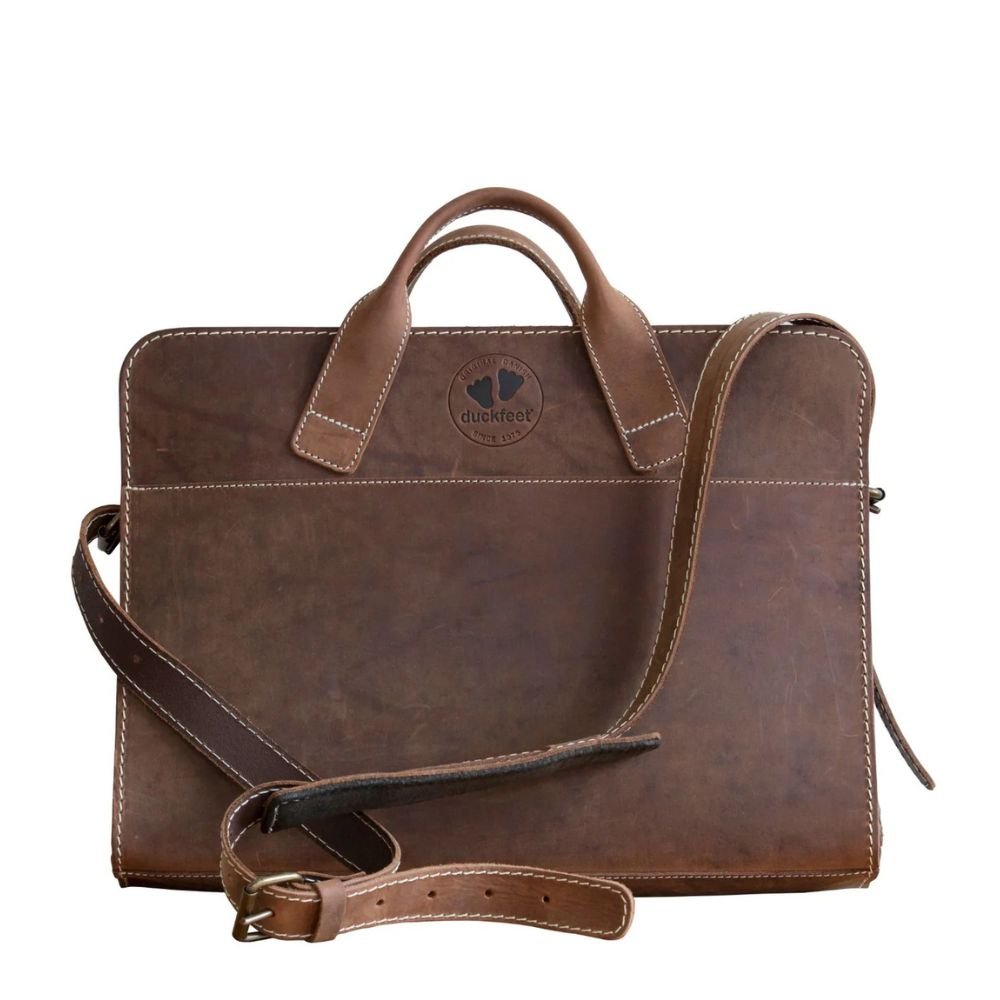 Document Folder in Terracare Leather - Cocoa